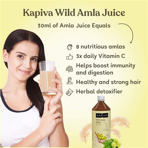 Buy Kapiva Wild Tulsi Giloy Juice 1L | Natural Juice for Building ...
