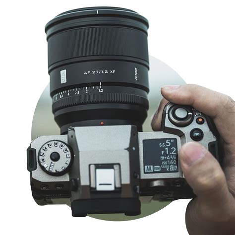 VILTROX 27mm F1.2 Lens for Fujifilm X Mount Mirrorless Cameras, Auto ...