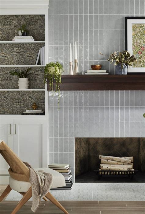 10 Chic & Cozy Fireplace Tile Ideas - The Tile Shop Blog | Fireplace ...