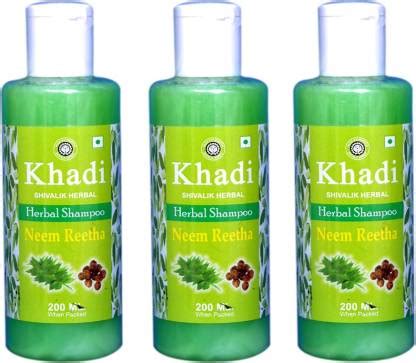 KHADI NATURAL Neem Reetha Herbal shampoo - Price in India, Buy KHADI ...