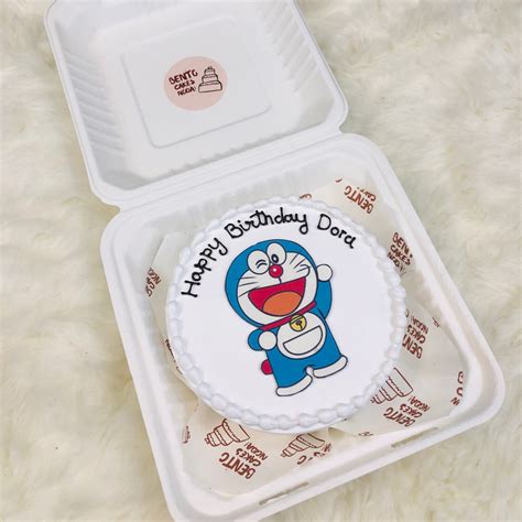 Cheerful Doremon Theme Bento Cake – Bento Cakes Noida