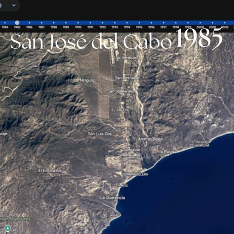 Cómo ha cambiado el mapa de Los Cabos en los últimos 40 años