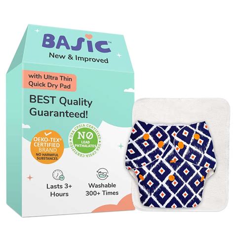 Buy SuperBottoms BASIC Cloth Diaper for babies 0-3 Years for Day-time ...