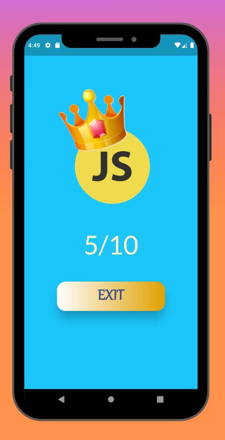 JavaScript Quiz App 的图像结果