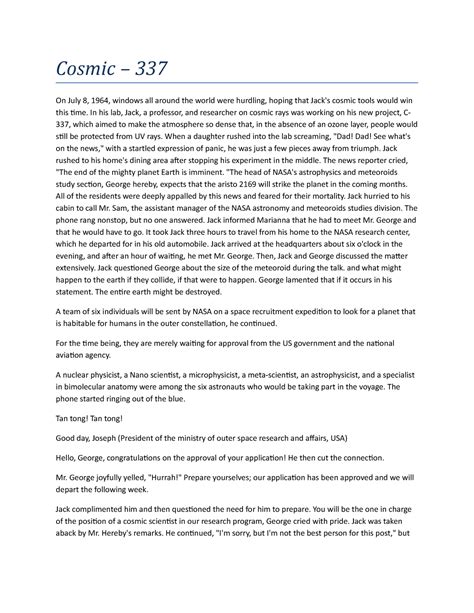 Cosmic - xjaBJBXBAJ - Cosmic – 337 On July 8, 1964, windows all around ...