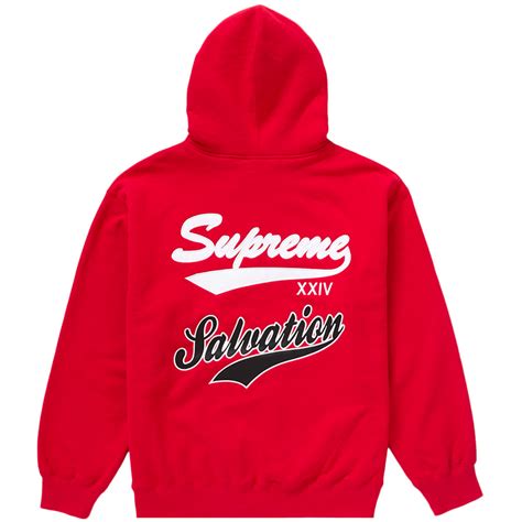 Supreme Salvation Red Zip Up Hoodie – WyCo Vintage Broadway