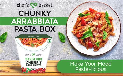 Chef's Basket Chunky Arrabbiata Pasta Box, 2 X 237 g : Amazon.in ...