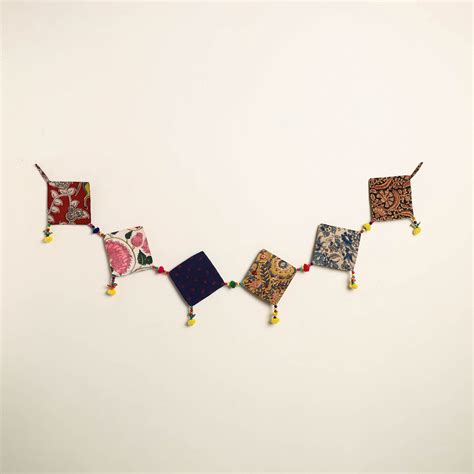 Handmade Bead Work Fabric Toran for Home Decor