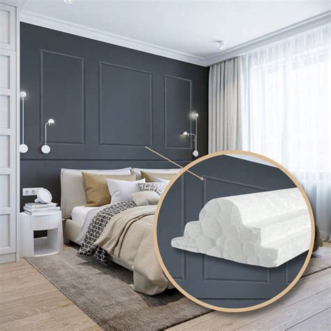 Paper and Wall Kit 10 Molduras de Parede Decorativas Boiserie Roda Meio ...