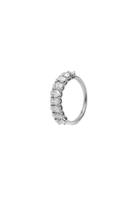 HALF OVAL ETERNITY RING – SUNDARA JEWELS