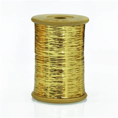 buy golden badla zari thread for embroidery – embroiderymaterial.com