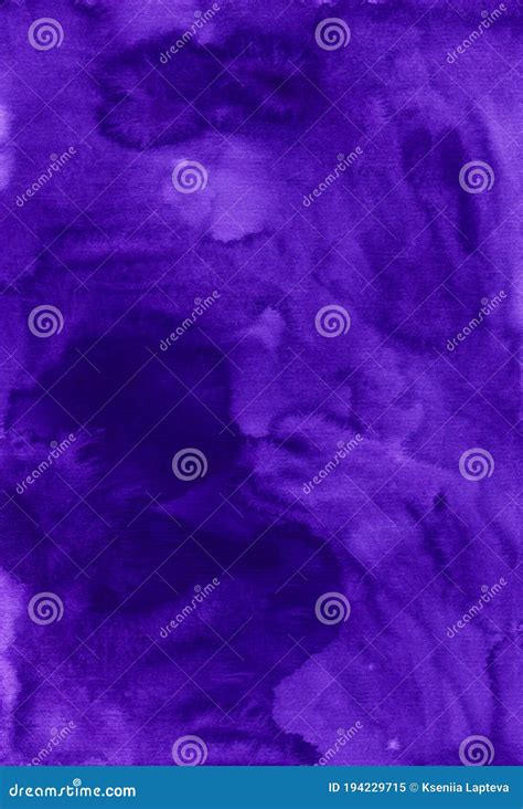 Watercolor Royal Purple Background Texture. Deep Blue-violet Backdrop ...