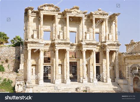 Library Celsus Located Ephesus Ancient Greek: foto de stock (editar ahora) 96741790