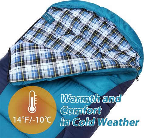 Buy RISEPRO Flannel Sleeping Bag Lightweight, Portable, Waterproof 3-4 ...