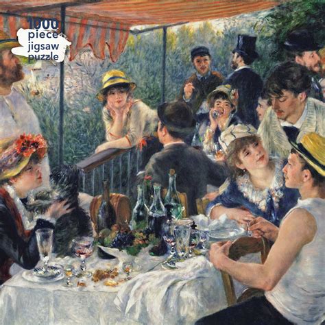 Adult Jigsaw Puzzle Pierre Auguste Renoir: Luncheon of the Boating ...