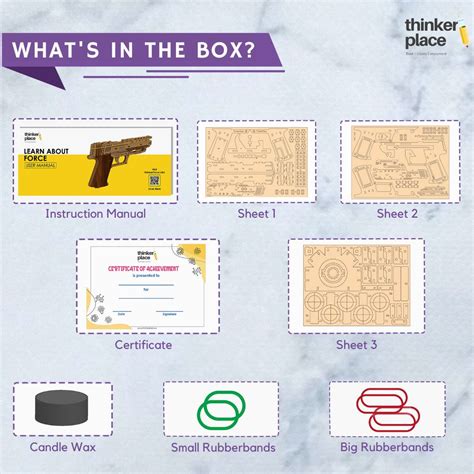 ThinkerPlace Blaster Gun Educational DIY Toy: Perfect for Ages 8+ Years ...