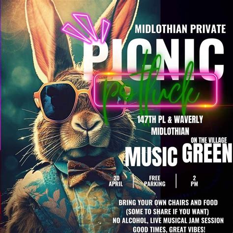 Easter Potluck Picnic on the Green , Midlothian Village Green, 20 April ...