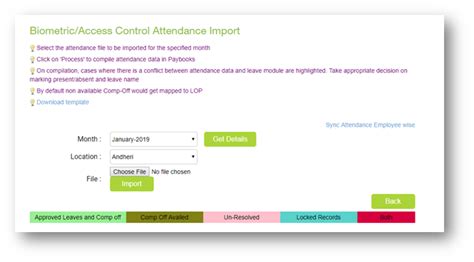 Monthly process for attendance synchronization : Help Center