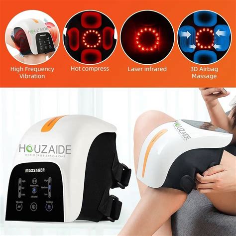 Smart Knee Massager with Heat & Vibration for Arthritis Pain Treatment ...