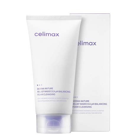 Celimax Derma Nature Relief Madecica pH Balancing Foam Cleansing, 150ml ...