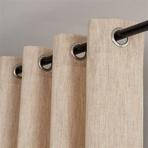 Buy Natura Arena Set of 2 Light Filtering Door Curtains from Home ...