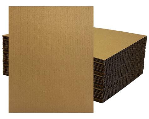 Corrugated Cardboard Sheets 4mm - 3/16" Thick 24x36- 100 Pack. Filler ...
