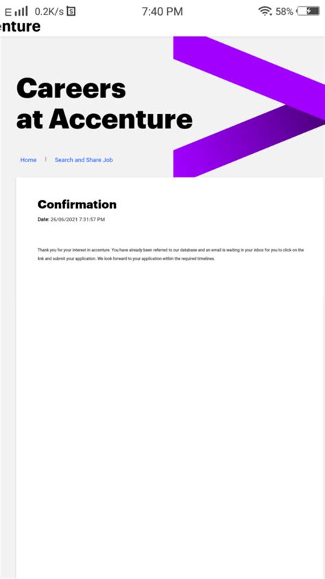 Accenture India — \"we already have this resume in our database, which ...