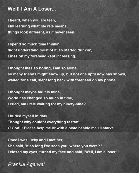 Loser Poems Quotes