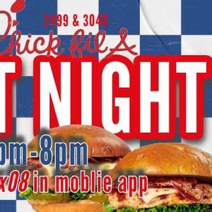 Chick-Fil-A Founders Square Spirit Night - MOBILE ORDERS ONLY, Chick ...