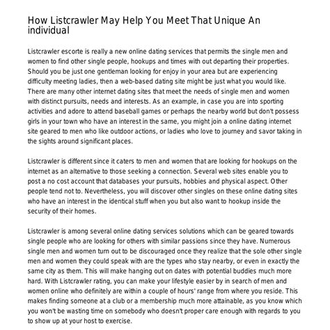 Listcrawler Va - Surveys Hyatt