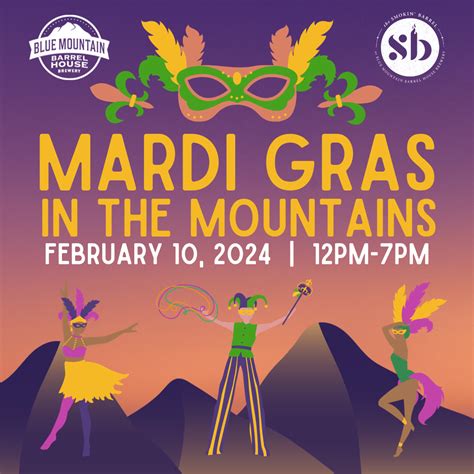 Mardi Gras in the Mountains - Blue Mountain Barrel House & Smokin ...