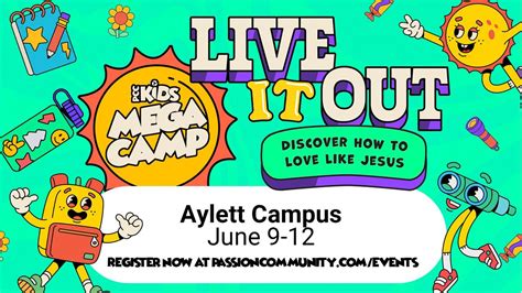 Aylett Mega Camp 2025 – LIVE IT OUT, 7753 Richmond-Tappahannock Hwy ...