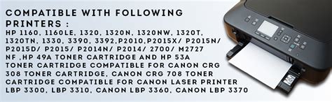 Formujet 49A (Q5949A) Black Toner Cartridge Compatible for HP LaserJet ...