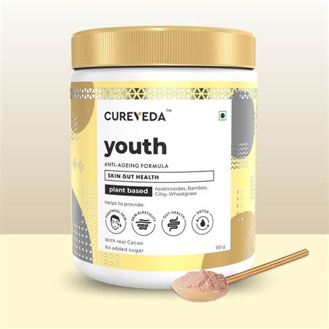 Buy Cureveda Youth | Plant Based Veg Collagen for Anti-Ageing, Fine ...