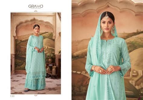 Gramo Navabi 5 Festive Wear Ready Made Collection
