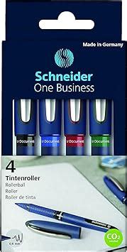 Schneider Rollerball Pens Set, 0.6 mm, 4 Pcs, Assorted Colours : Amazon ...