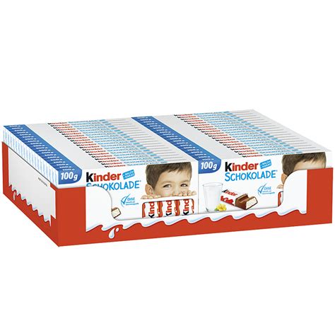 Ferrero Kinder Schokolade 40x 100g – zoells.shop – Automaten und Zubehör