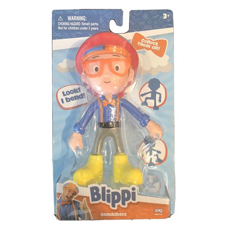 Buy Zag Fireman Blippi Bendables Collect All 4! Ages 3 And Up Online at ...