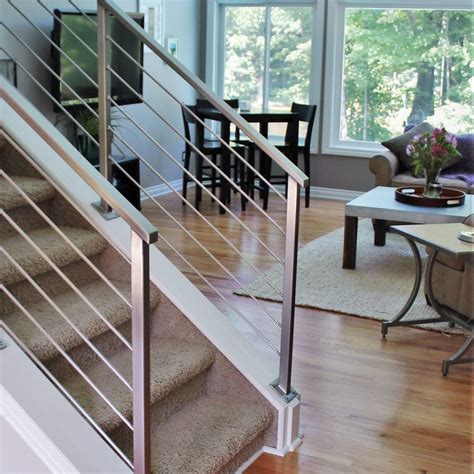 Metal Steps With Handrail