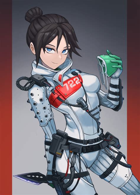 wraith and quarantine 722 wraith (apex legends) drawn by sunao_(70_the ...