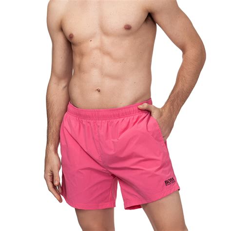 Perch Swim Trunks // Pink (Small) - Hugo Boss - Touch of Modern