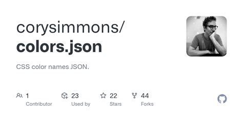 Image result for JSON Example Colornames