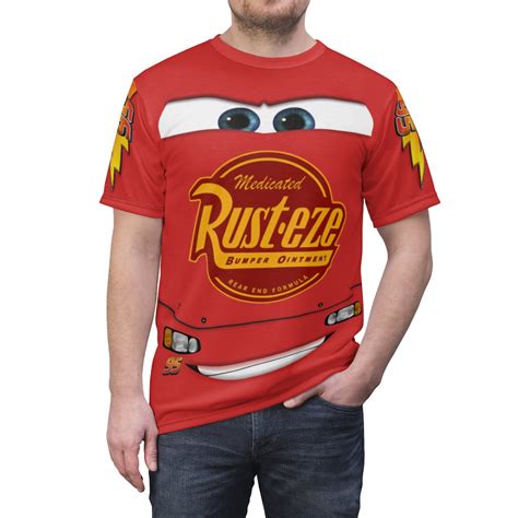 Disney Cars Costume Lightning Mcqueen Shirts Disney Shirts - Etsy