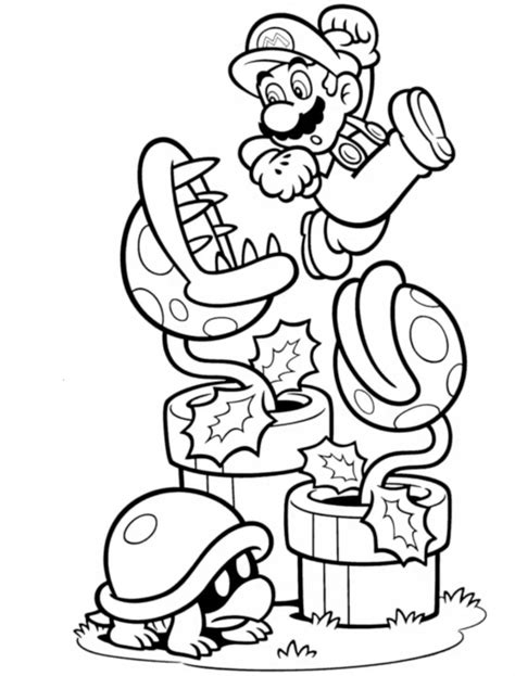 Best 13 Classic Super Mario Coloring Pages | Free PDF Printables – Artofit