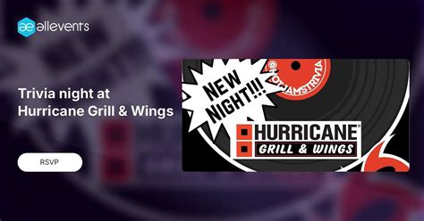 Trivia night at Hurricane Grill & Wings, Hurricane Grill & Wings (943 ...