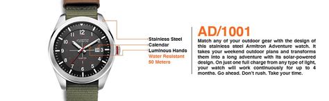 Armitron Adventure Men's AD/1001BKSVGN Solar Powered Date Function Dial ...