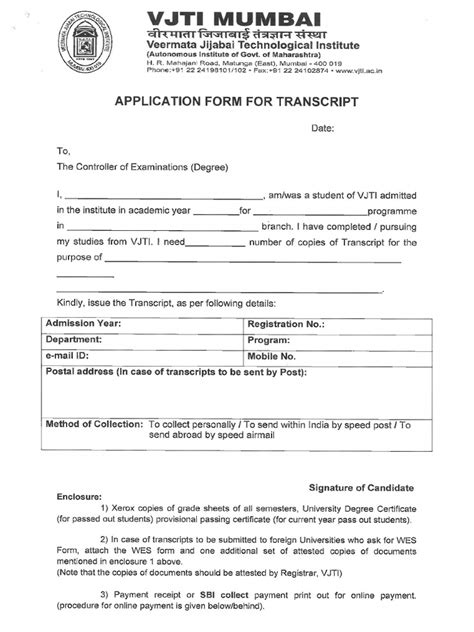 Image result for Transcript of Records