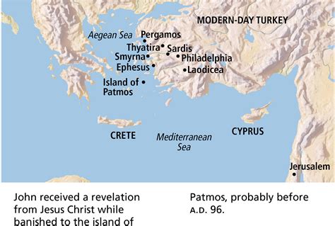 Patmos Mediterranean Map