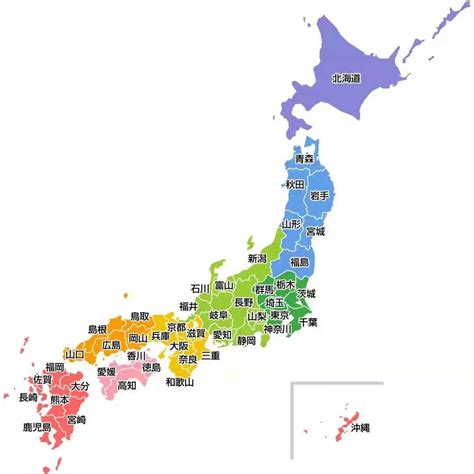 日本43个县地图,日本地图47都道府县 - 伤感说说吧