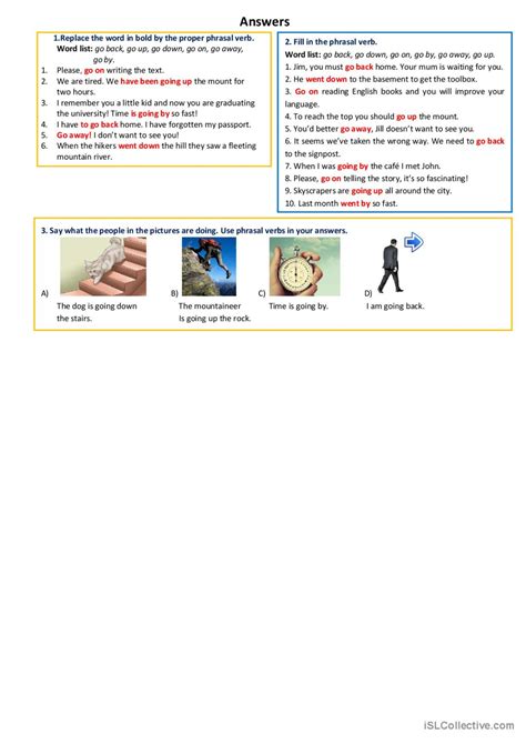 Go ESL Worksheet 的图像结果